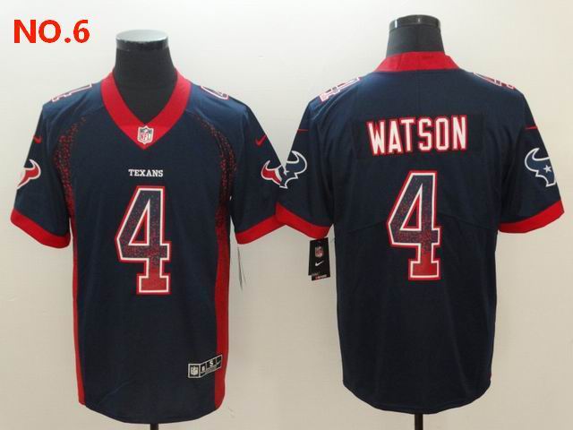 Houston Texans#4 Deshaun Watson Men's Nike Jersey NO.6;